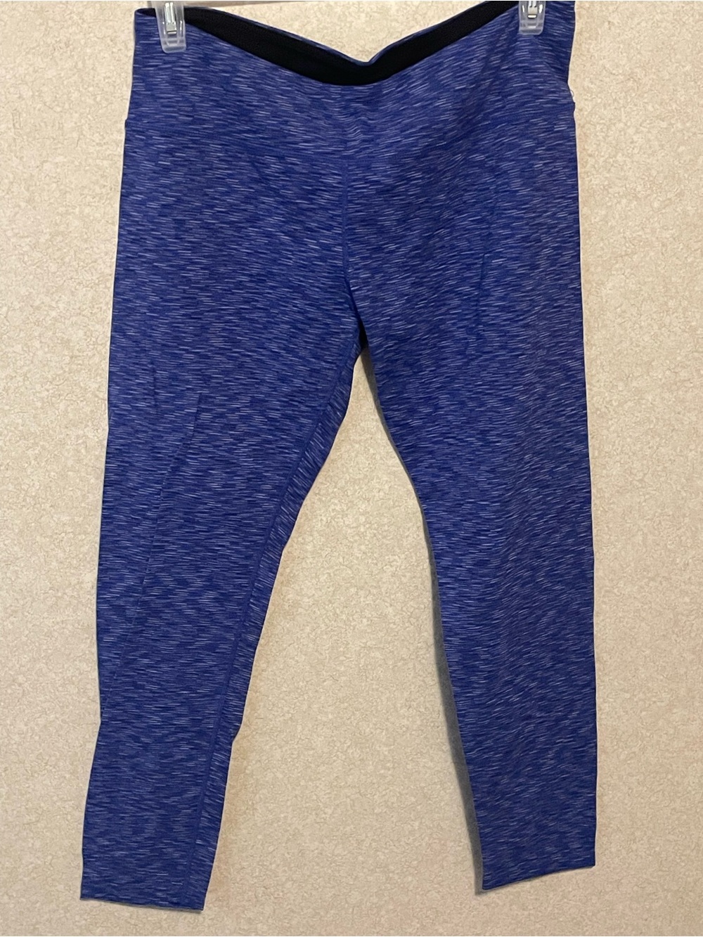 Tuff Athletics Heathered Blue Kids Stretch Leggings